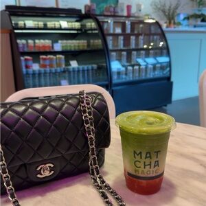 Chanel Black Quilted Leather Bag